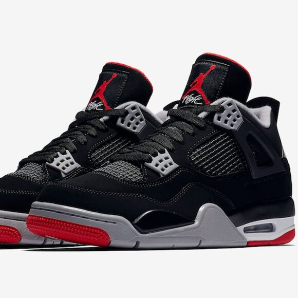 Nike Other - Nike Air Jordan 4 Retro OG Bred 2019 308497-060 Black Red Men Size 11 NEW DS